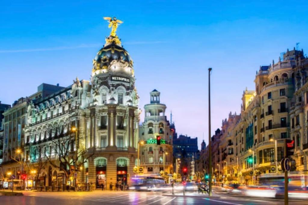 New Quiet Apartment Free Wifi In Gran Via Downtown Madryt Zewnętrze zdjęcie