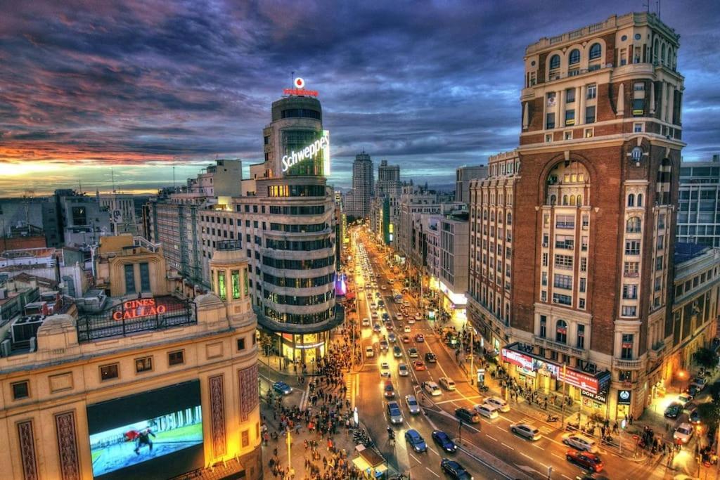 New Quiet Apartment Free Wifi In Gran Via Downtown Madryt Zewnętrze zdjęcie